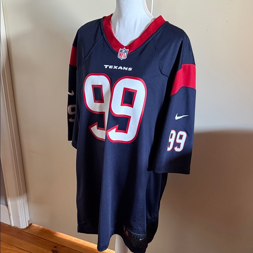 NFL Texans Jersey with Number 99 - Watt - worn once